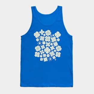 CUT PAPER SNOWFLAKES Christmas Xmas Winter Holidays - UnBlink Studio by Jackie Tahara Tank Top